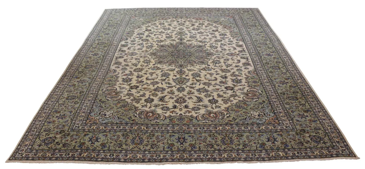Perserteppich Keshan 400 x 290 cm Wolle handgeknüpft