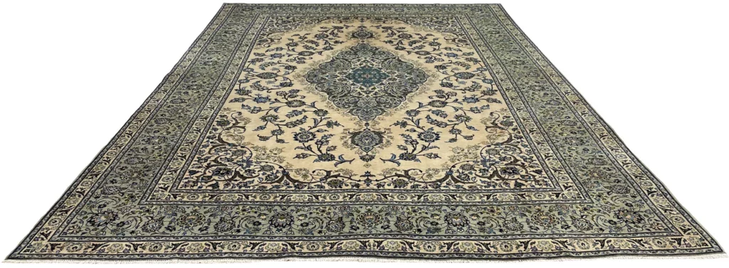 Perserteppich Keshan 410 x 295 cm Wolle handgeknüpft