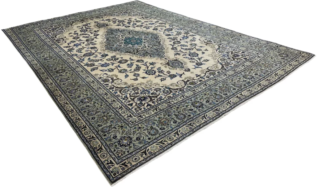 Perserteppich Keshan 410 x 295 cm Wolle handgeknüpft