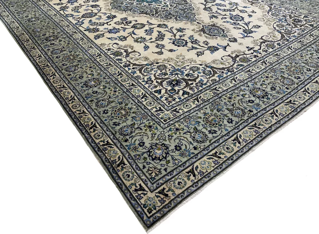 Perserteppich Keshan 410 x 295 cm Wolle handgeknüpft