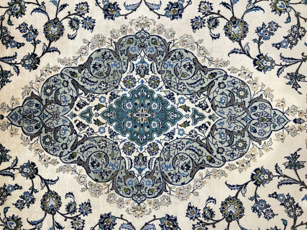 Perserteppich Keshan 410 x 295 cm Wolle handgeknüpft