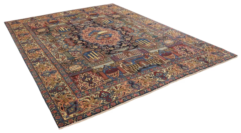 Perserteppich Kashmar 370 x 280 cm Wolle handgeknüpft