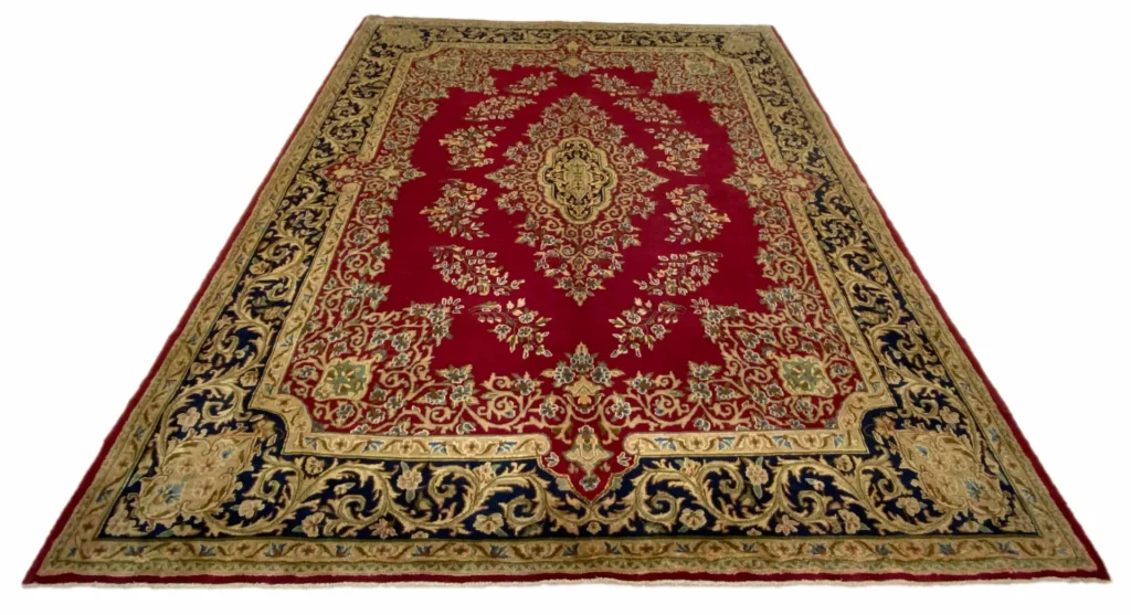 Perserteppich Kerman 359 x 268 cm Baumwolle handgeknüpft