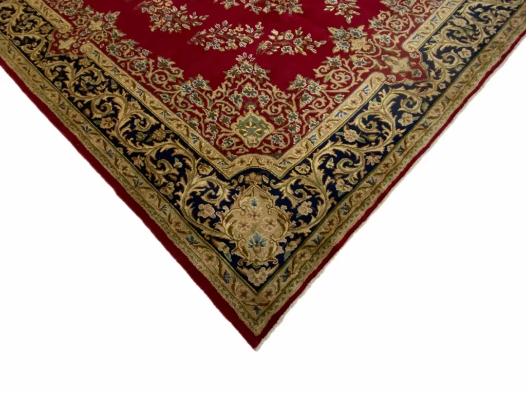 Perserteppich Kerman 359 x 268 cm Baumwolle handgeknüpft