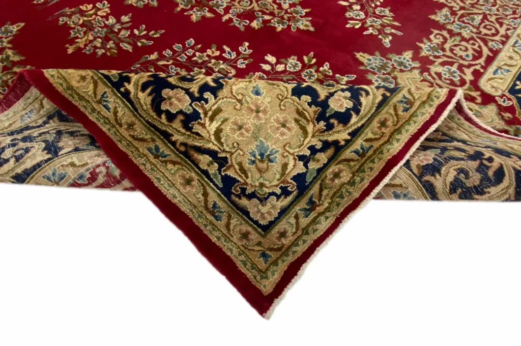 Perserteppich Kerman 359 x 268 cm Baumwolle handgeknüpft