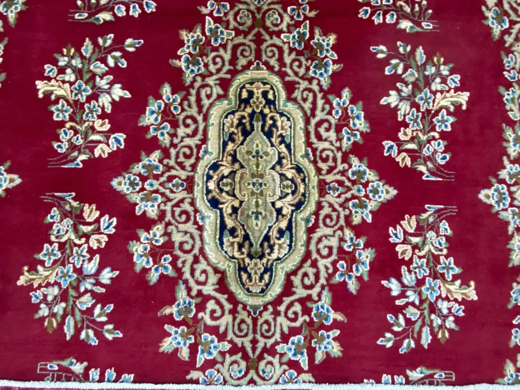 Perserteppich Kerman 359 x 268 cm Baumwolle handgeknüpft