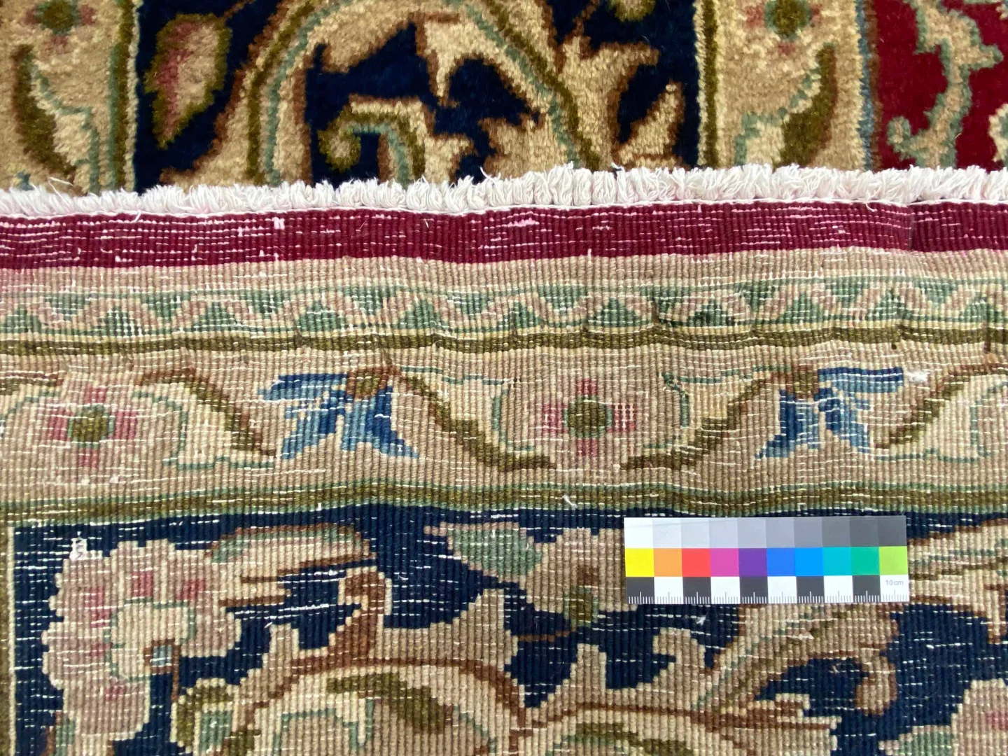 Perserteppich Kerman 359 x 268 cm Baumwolle handgeknüpft
