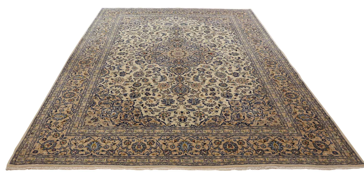 product-45 Perserteppich Kerman 430 x 297 cm Baumwolle handgeknüpft