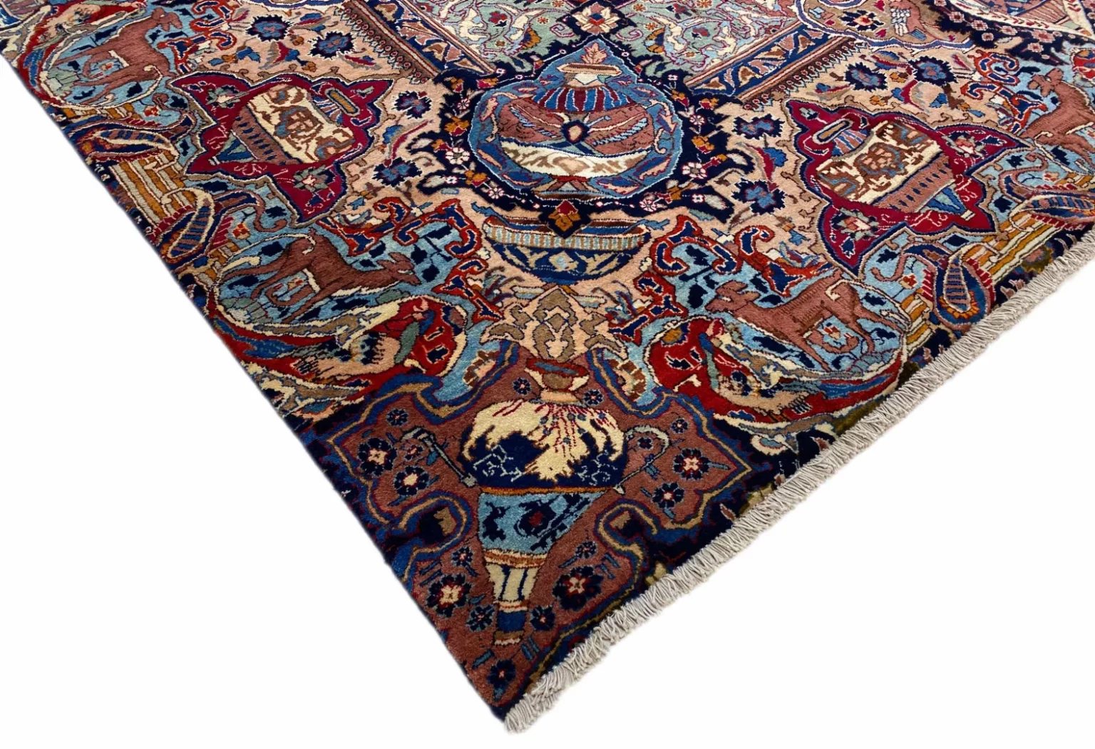 Perserteppich Kashmar 368 x 282 cm Wolle handgeknüpft