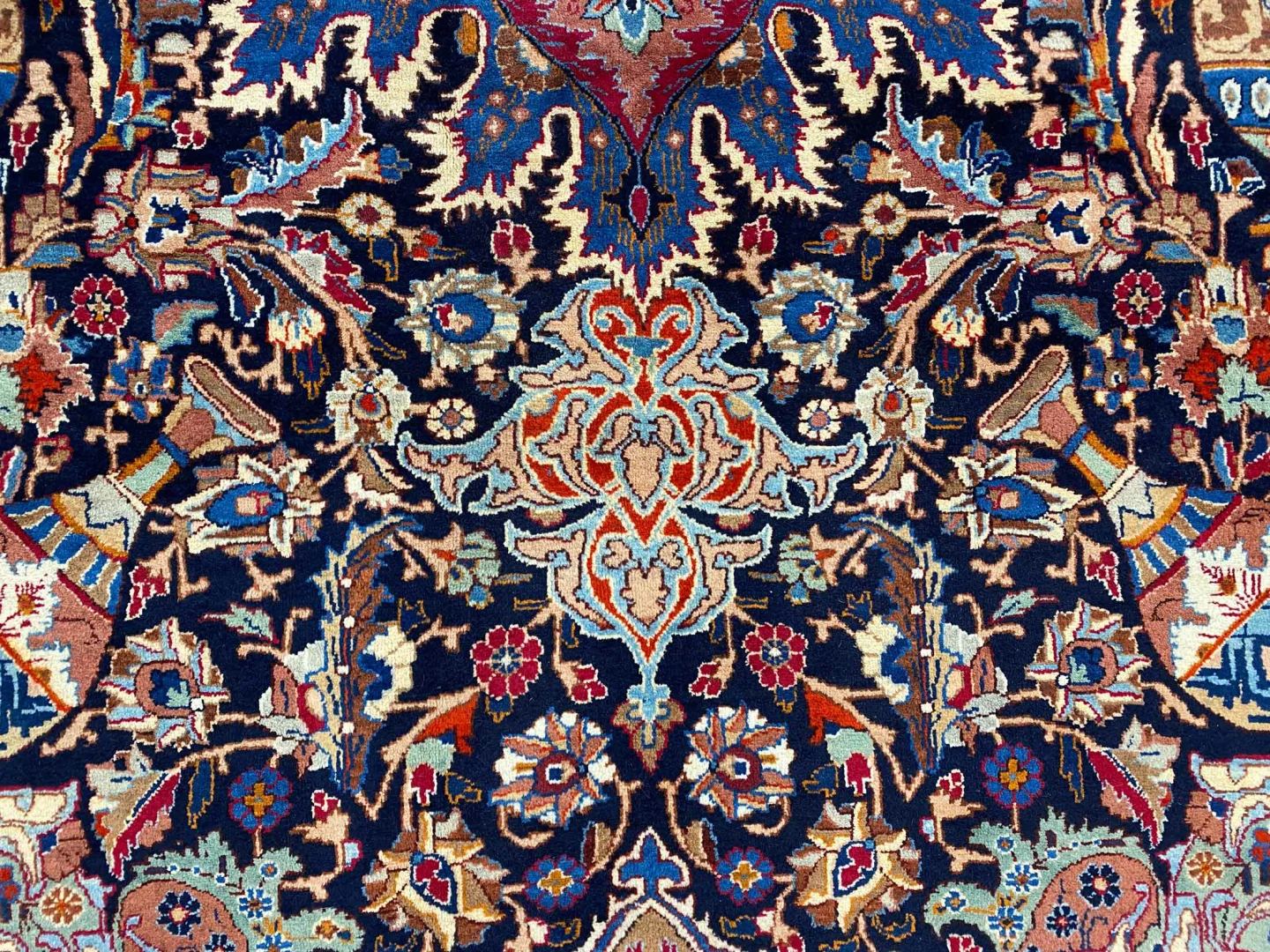 Perserteppich Kashmar 368 x 282 cm Wolle handgeknüpft