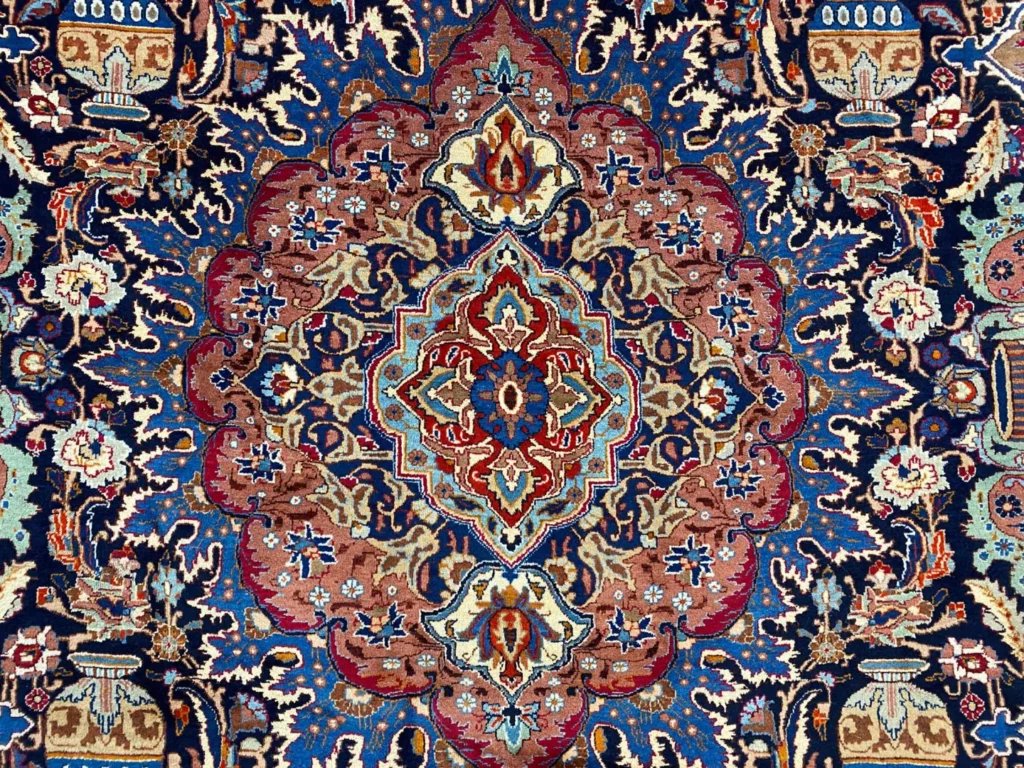 Perserteppich Kashmar 368 x 282 cm Wolle handgeknüpft