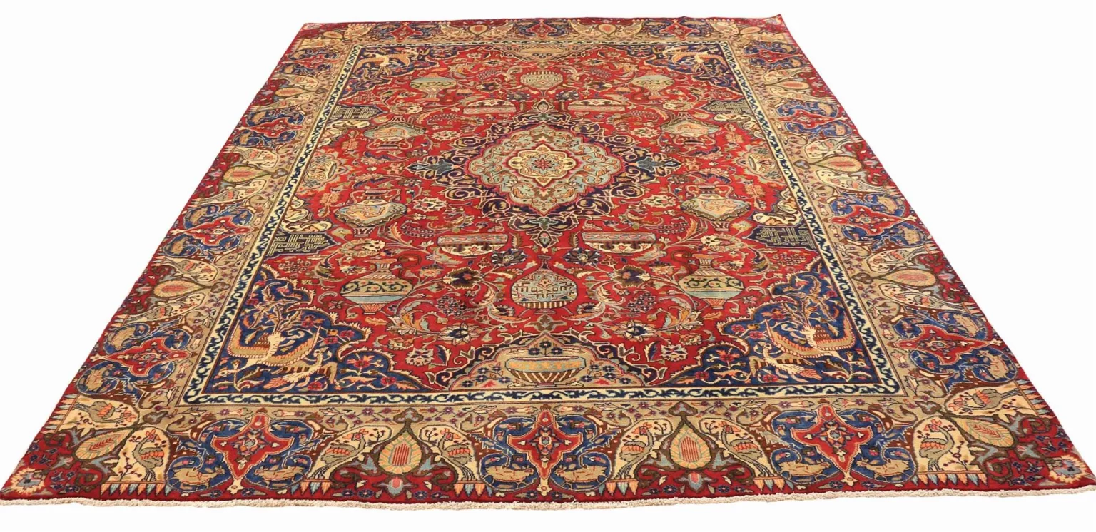 kashmar-perserteppich-390-x-293-cm-200000-300000-knoten-m-1-1 Perserteppich Kashmar 390 x 293 cm Wolle handgeknüpft