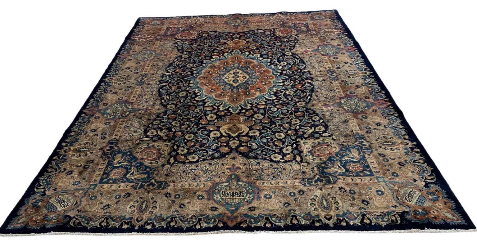 Perserteppich Kashmar 363 x 255 cm Wolle handgeknüpft