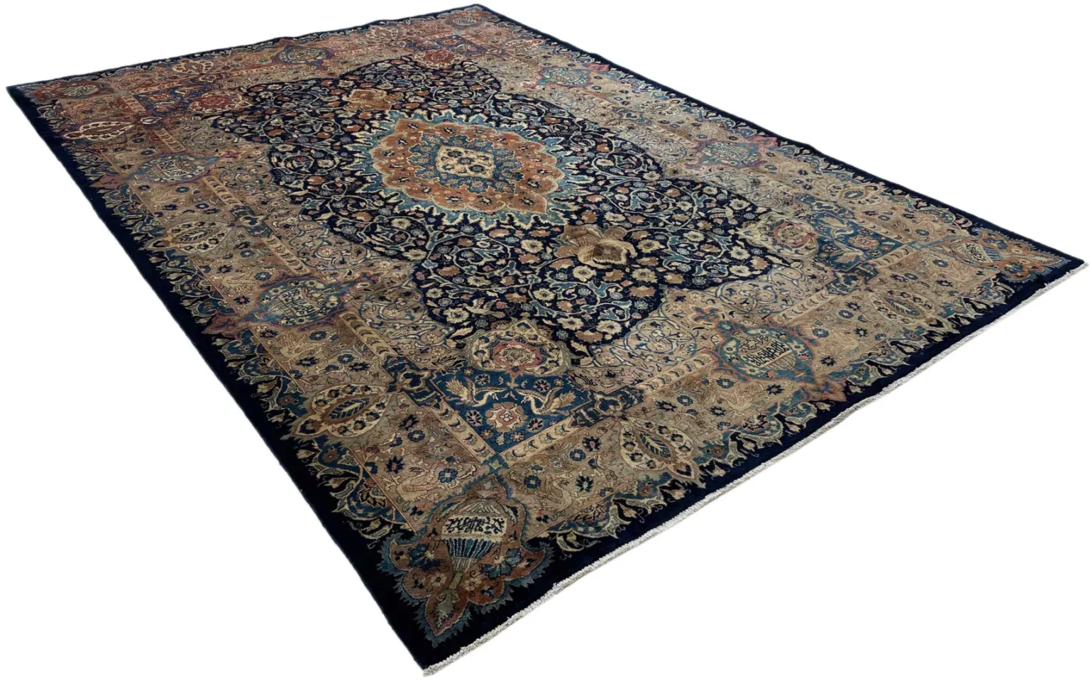 Perserteppich Kashmar 363 x 255 cm Wolle handgeknüpft