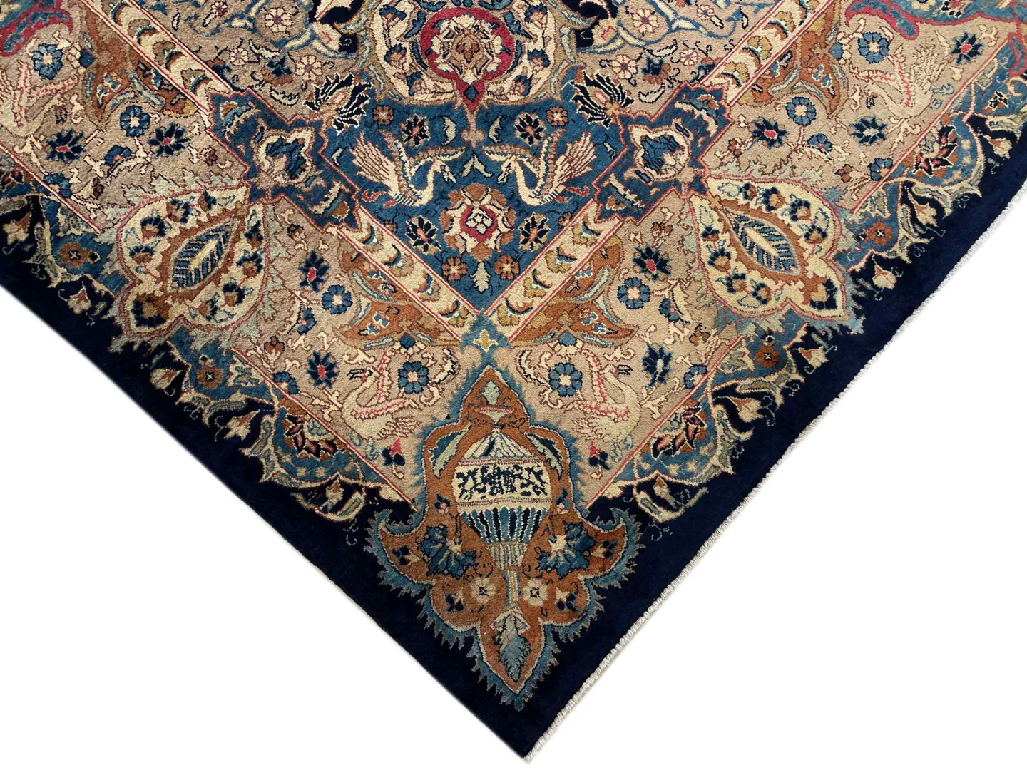 Perserteppich Kashmar 363 x 255 cm Wolle handgeknüpft