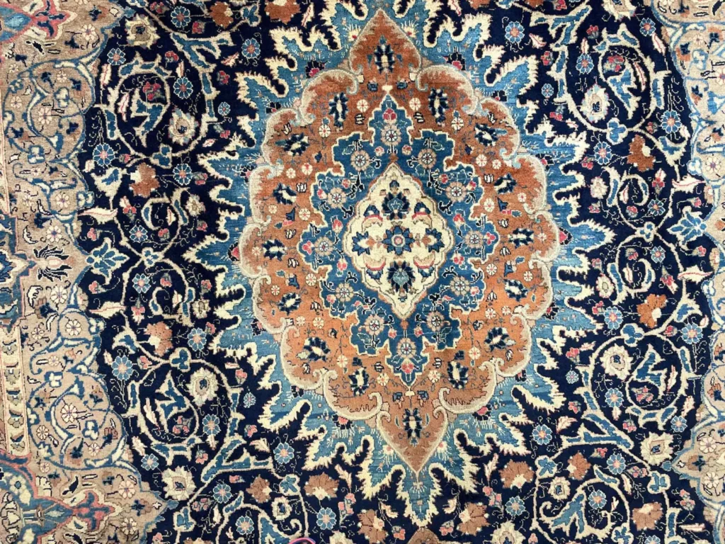 Perserteppich Kashmar 363 x 255 cm Wolle handgeknüpft