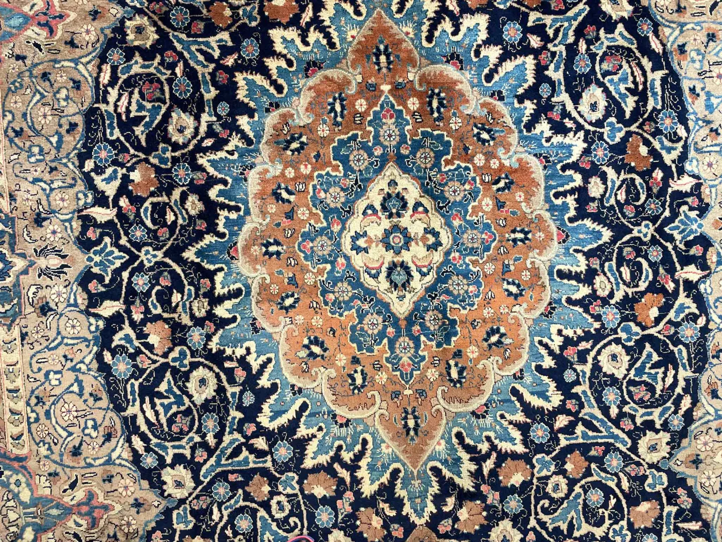Perserteppich Kashmar 363 x 255 cm Wolle handgeknüpft