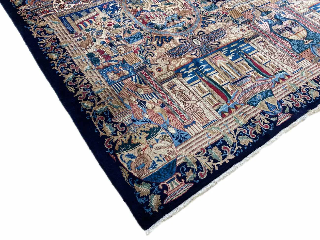 kashmar-perserteppich-395-x-296-cm-zirkhaki-muster-200000-300000-3 Perserteppich Kashmar 395 x 296 cm Wolle handgeknüpft