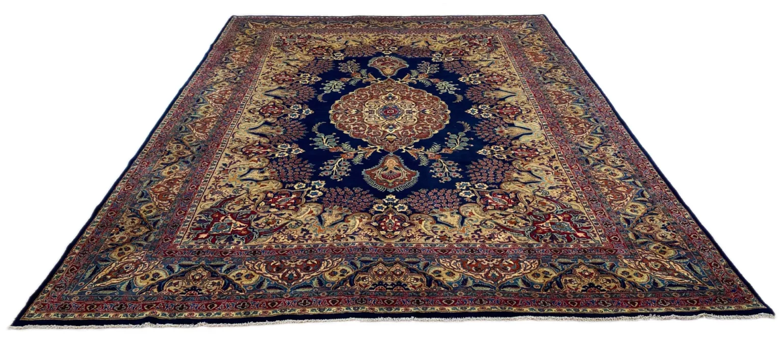 Perserteppich Kashmar 384 x 293 cm Wolle handgeknüpft
