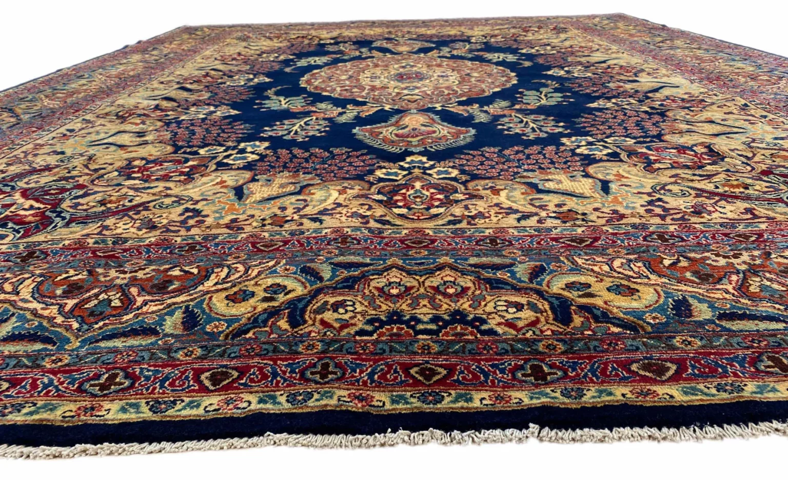 Perserteppich Kashmar 384 x 293 cm Wolle handgeknüpft