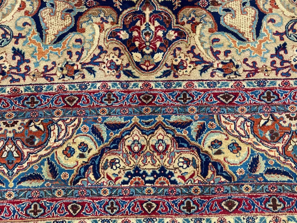 Perserteppich Kashmar 384 x 293 cm Wolle handgeknüpft