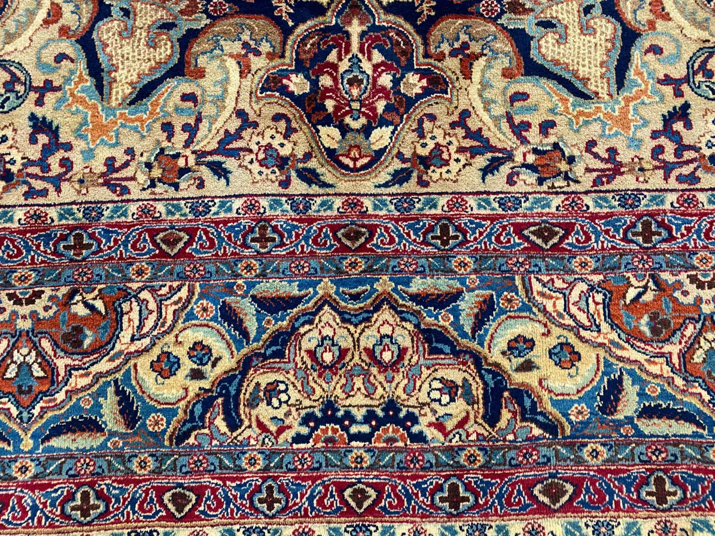 Perserteppich Kashmar 384 x 293 cm Wolle handgeknüpft