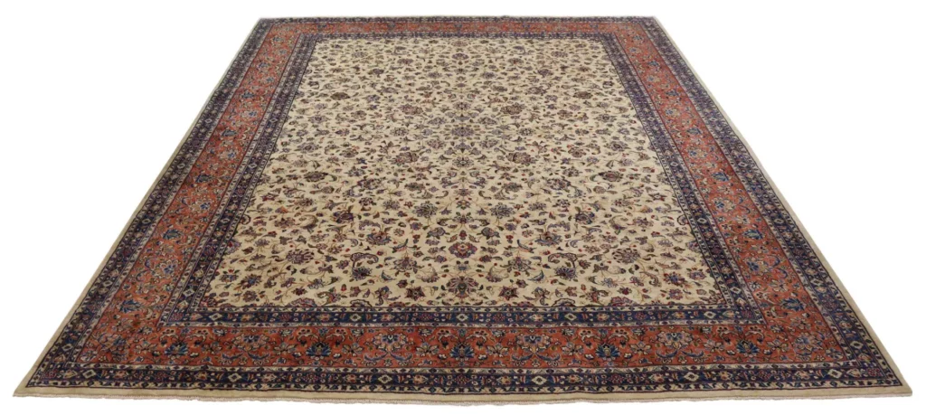 kerman-perserteppich-395-x-300-cm-150000-400000-knoten-m-grobes-1 Perserteppich Kerman 395 x 300 cm Baumwolle handgeknüpft