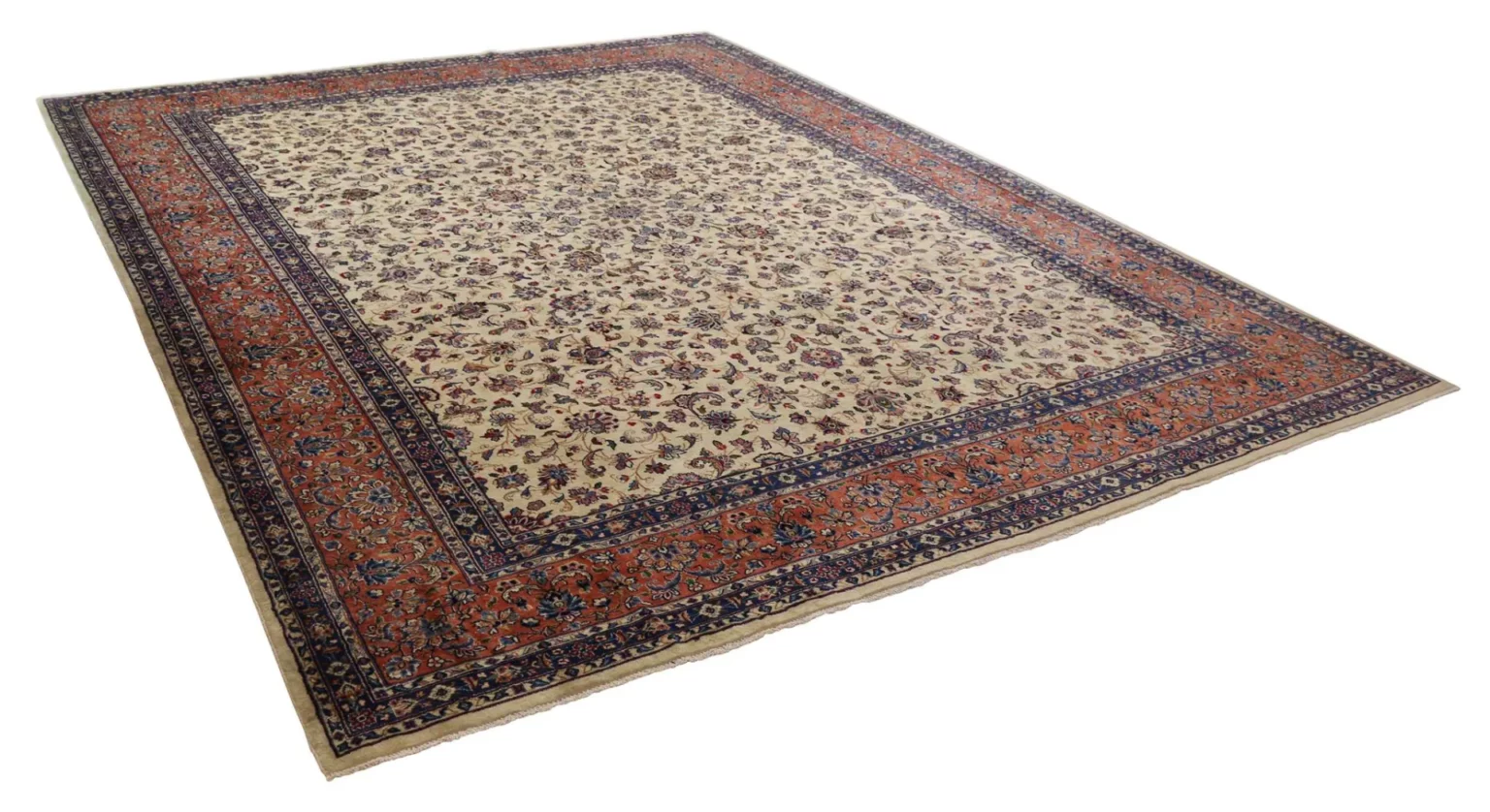 kerman-perserteppich-395-x-300-cm-150000-400000-knoten-m-grobes-2 Perserteppich Kerman 395 x 300 cm Baumwolle handgeknüpft