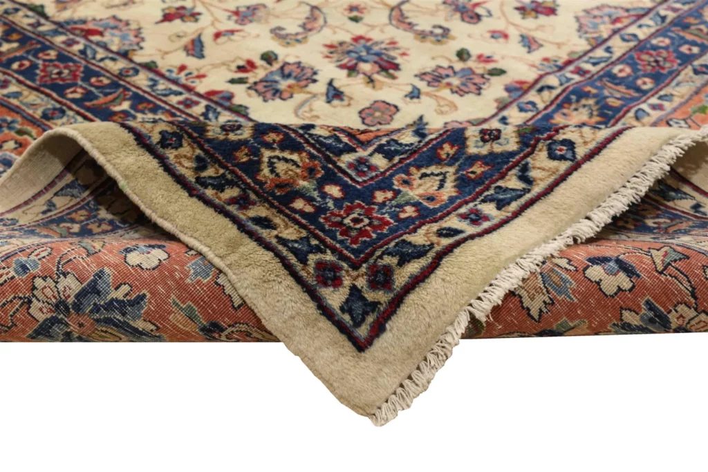 kerman-perserteppich-395-x-300-cm-150000-400000-knoten-m-grobes-4 Perserteppich Kerman 395 x 300 cm Baumwolle handgeknüpft
