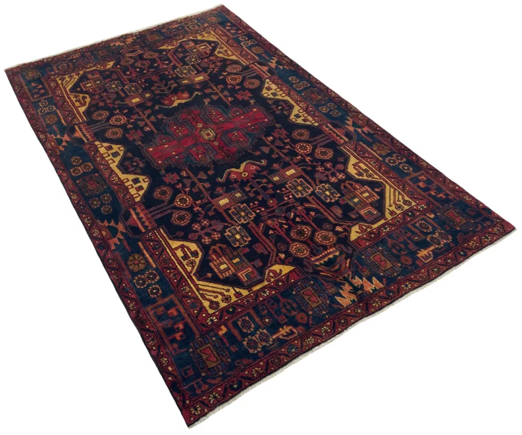 Perserteppich Nahawand 225 x 143 cm Wolle handgeknüpft