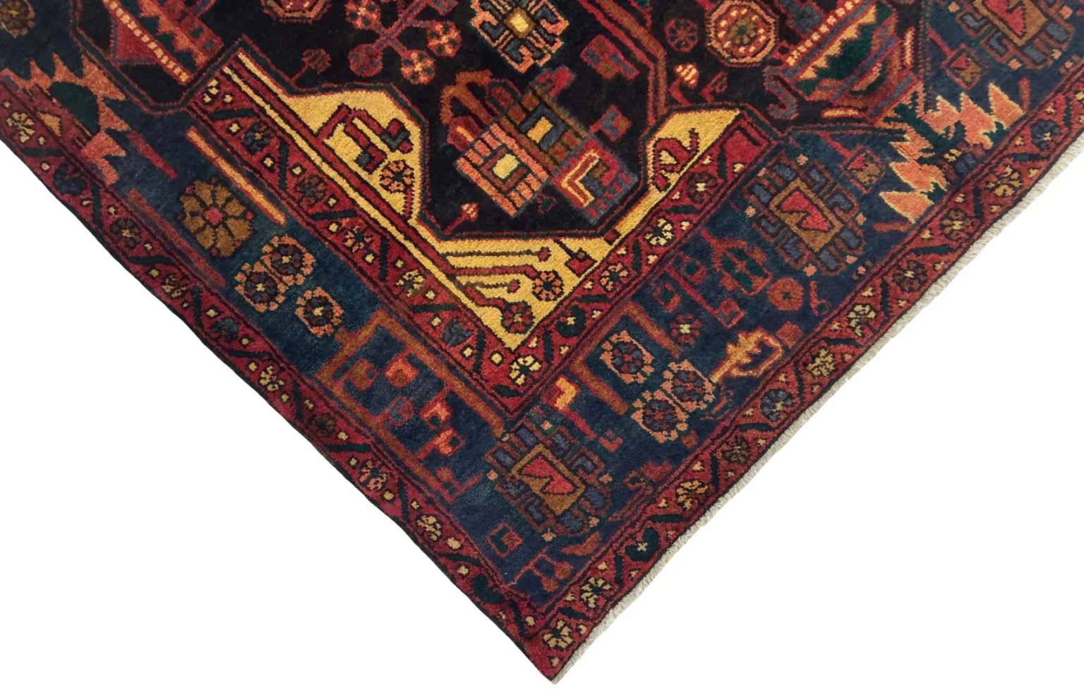Perserteppich Nahawand 225 x 143 cm Wolle handgeknüpft