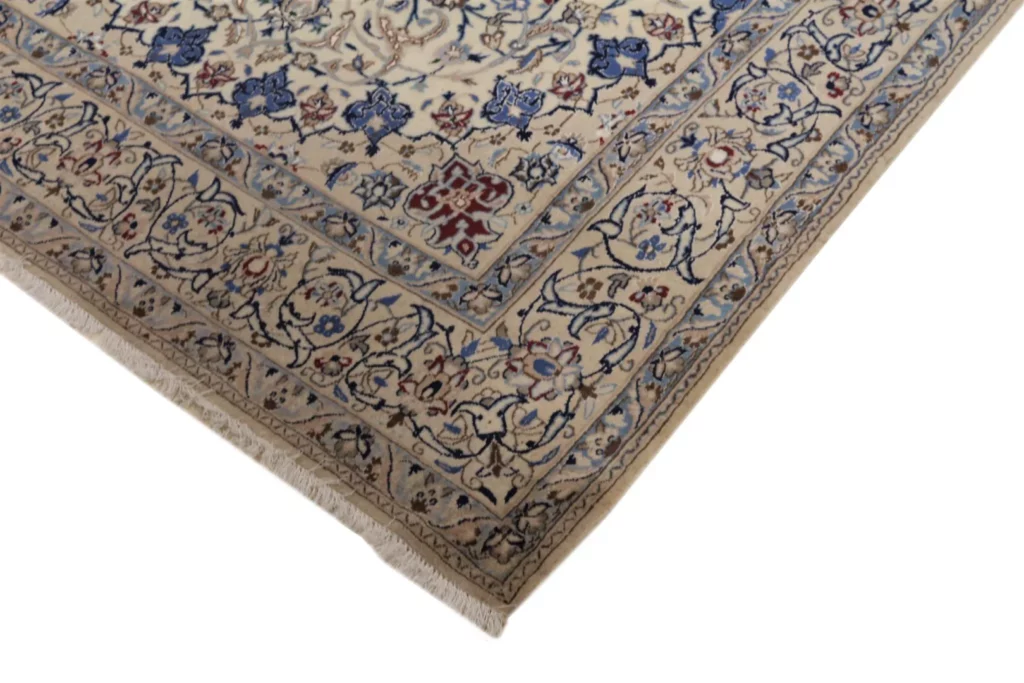 Perserteppich Nain 255 x 158 cm Wolle handgeknüpft (Verkauft)