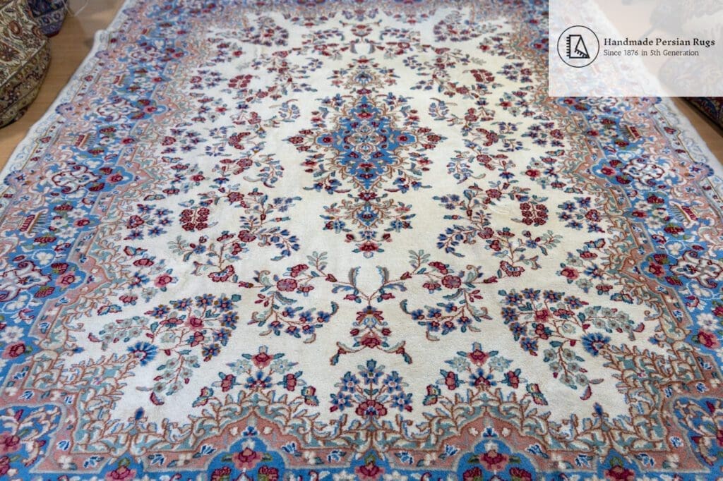 img_9854 Perserteppich Kirman 300x245 cm handgeknüpft (Verkauft)