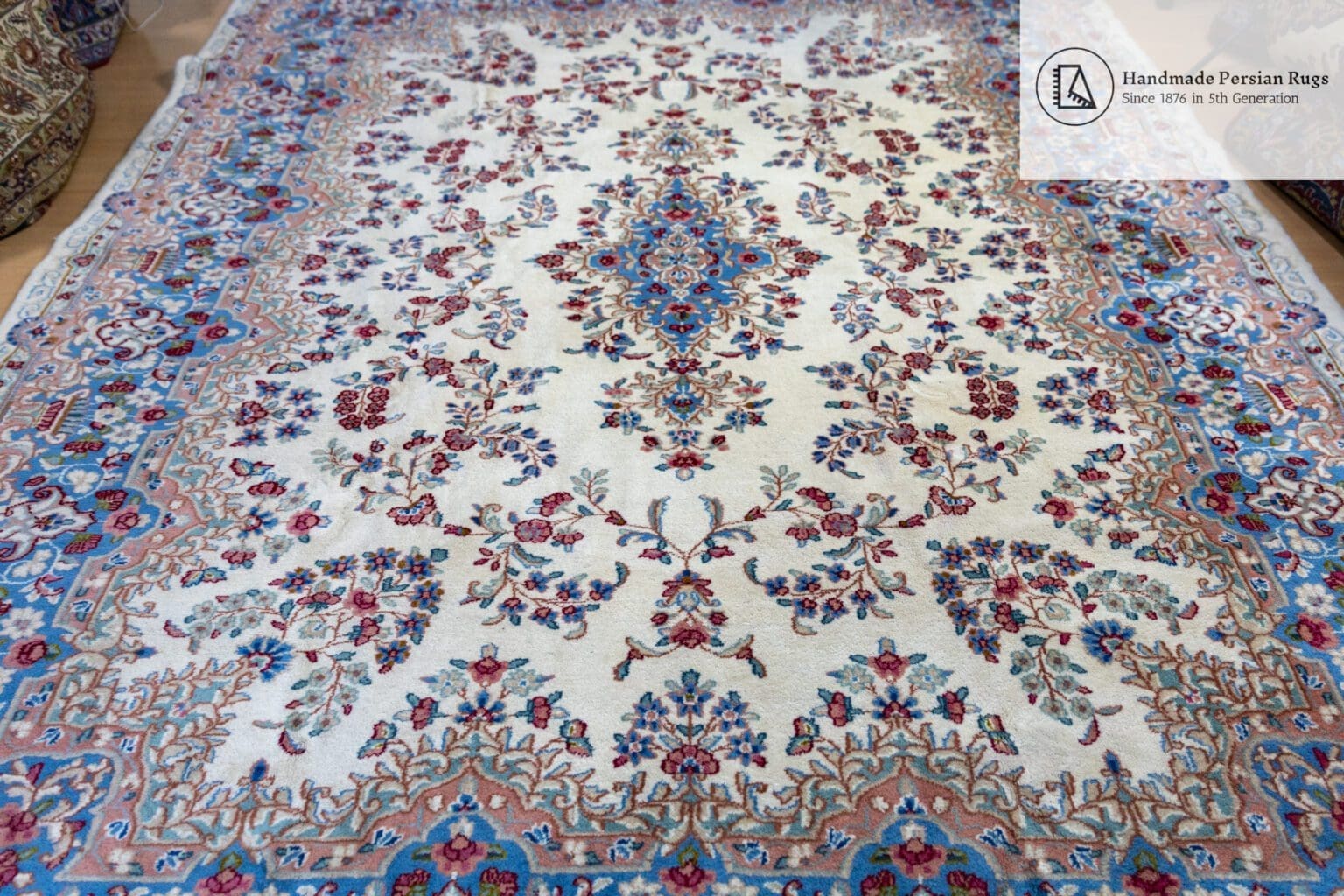 img_9854 Perserteppich Kirman 300x245 cm handgeknüpft (Verkauft)