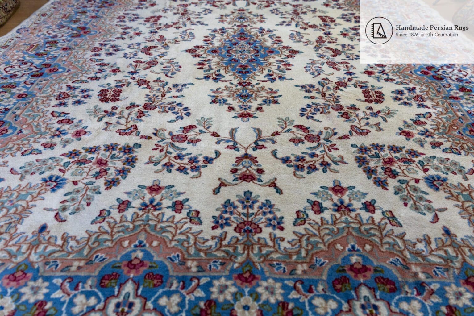 img_9856 Perserteppich Kirman 300x245 cm handgeknüpft (Verkauft)