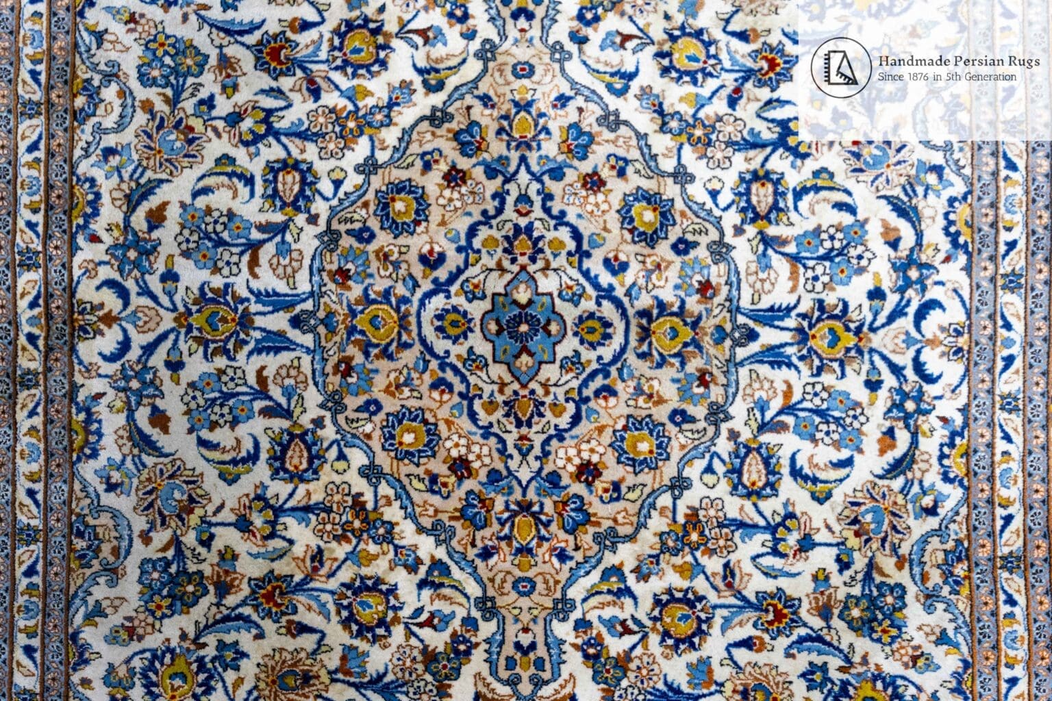 Perserteppich Kashan 364 x 249 cm handgeknüpft (Verkauft)