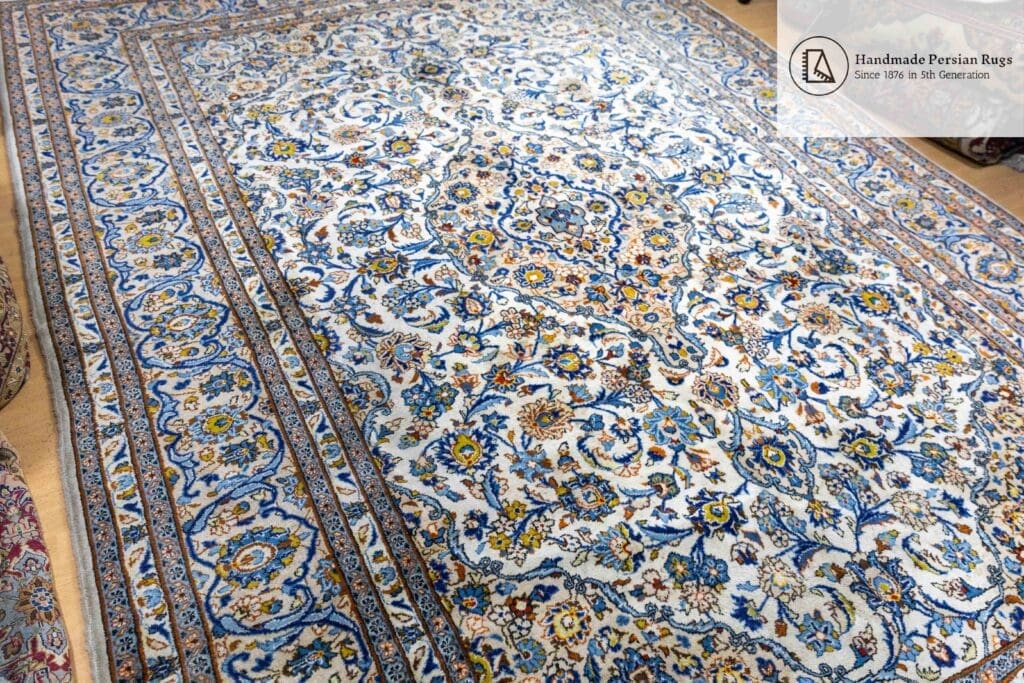 Perserteppich Kashan 364 x 249 cm handgeknüpft (Verkauft)