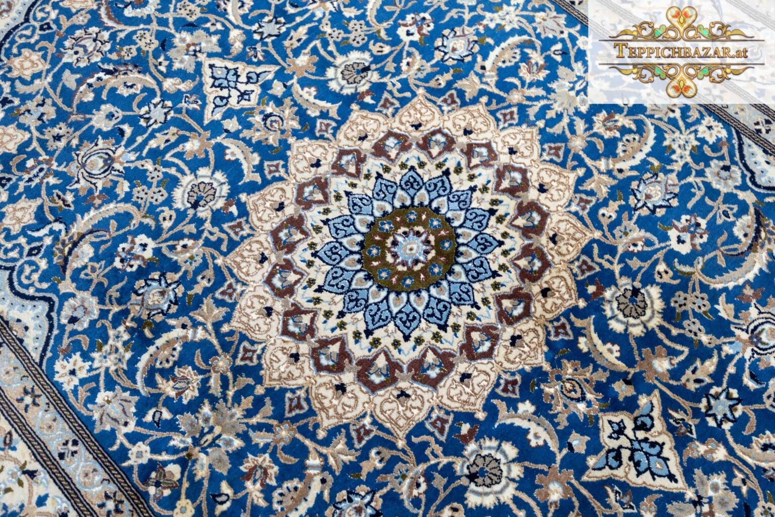 Perserteppich Nain 348 x 250 cm Wolle handgeknüpft (Verkauft)