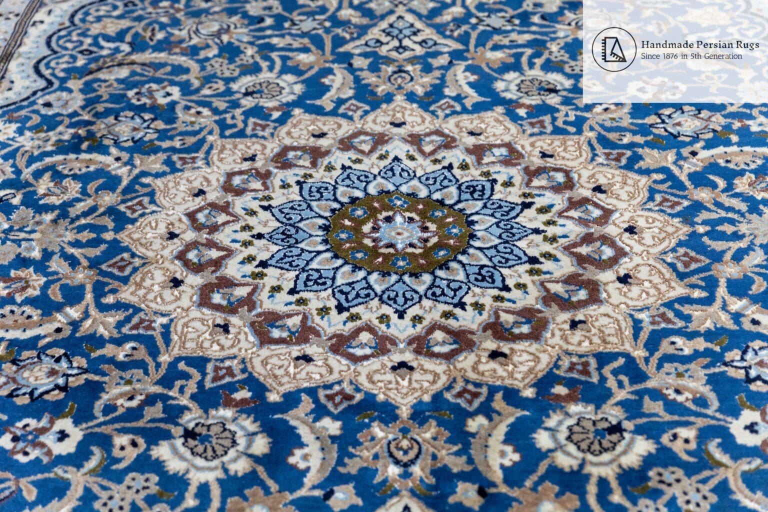 Perserteppich Nain 348 x 250 cm Wolle handgeknüpft (Verkauft)