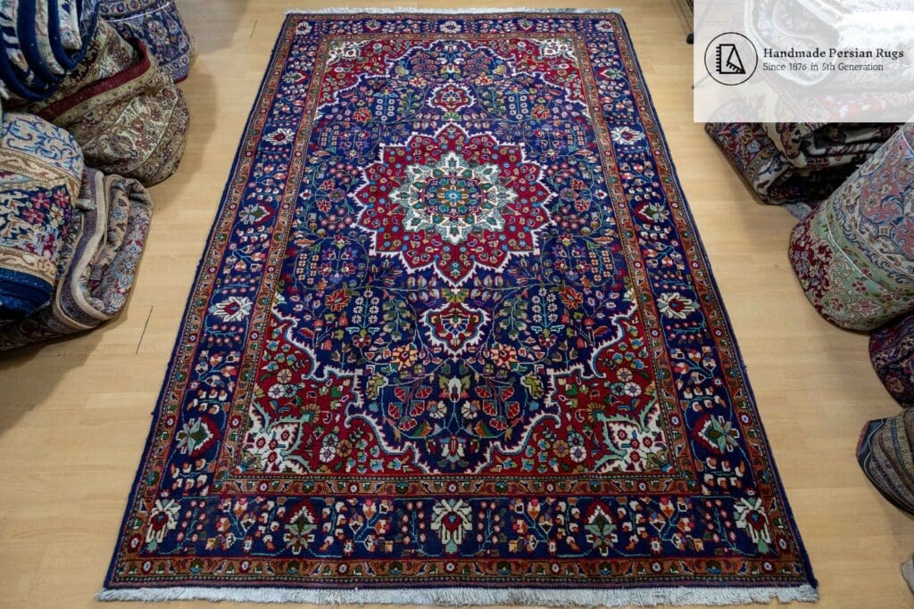 Perserteppich Täbriz 284 x 191 cm Wolle handgeknüpft (Verkauft)