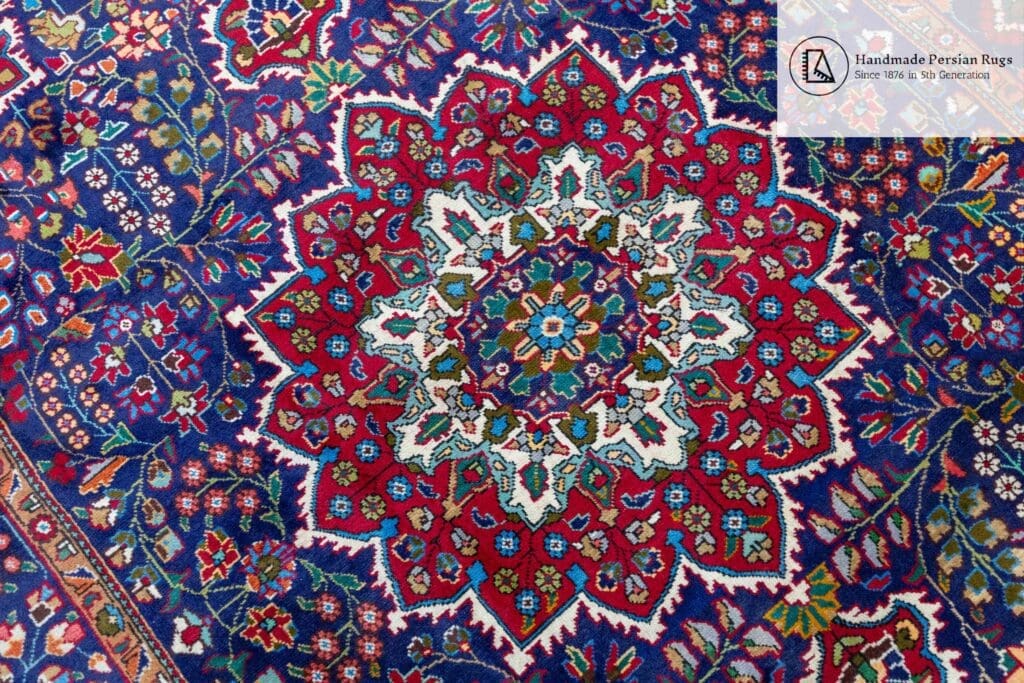 Perserteppich Täbriz 284 x 191 cm Wolle handgeknüpft (Verkauft)