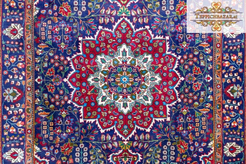 Perserteppich Täbriz 284 x 191 cm Wolle handgeknüpft (Verkauft)