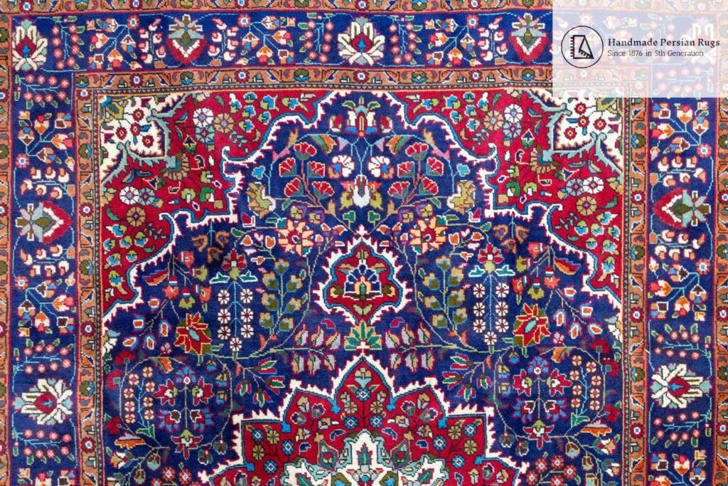 Perserteppich Täbriz 284 x 191 cm Wolle handgeknüpft (Verkauft)
