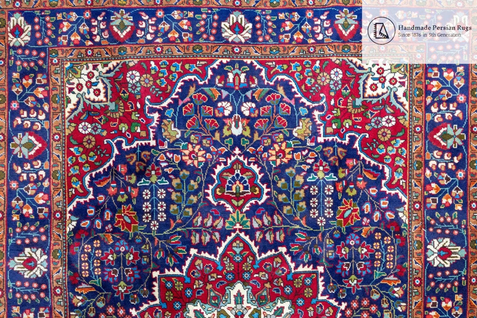 Perserteppich Täbriz 284 x 191 cm Wolle handgeknüpft (Verkauft)