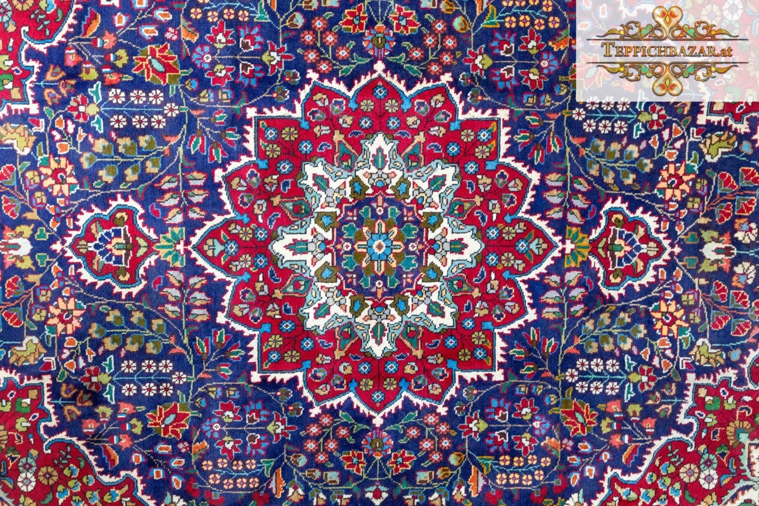 Perserteppich Täbriz 284 x 191 cm Wolle handgeknüpft (Verkauft)