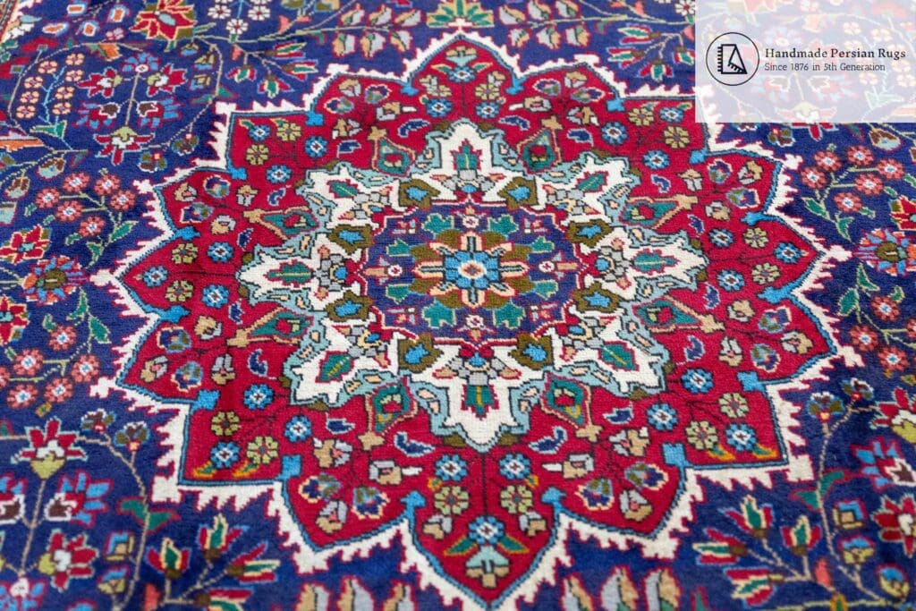 Perserteppich Täbriz 284 x 191 cm Wolle handgeknüpft (Verkauft)