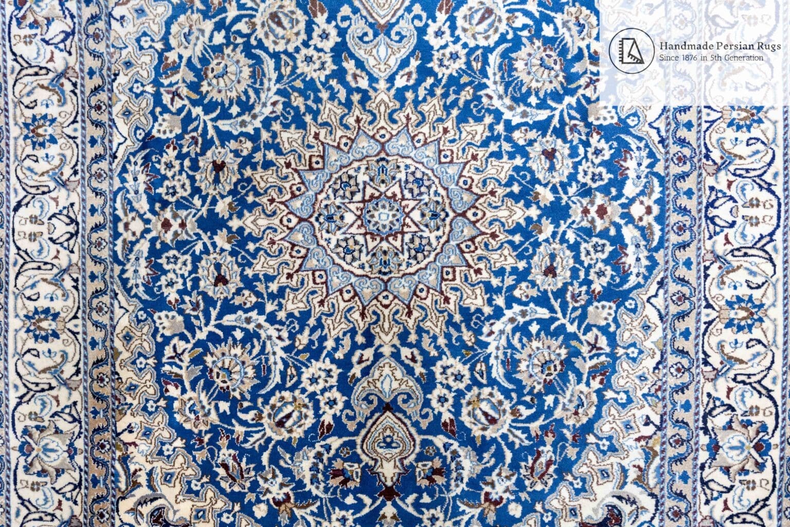 Perserteppich Nain 284 x 191 cm Wolle handgeknüpft (Verkauft)