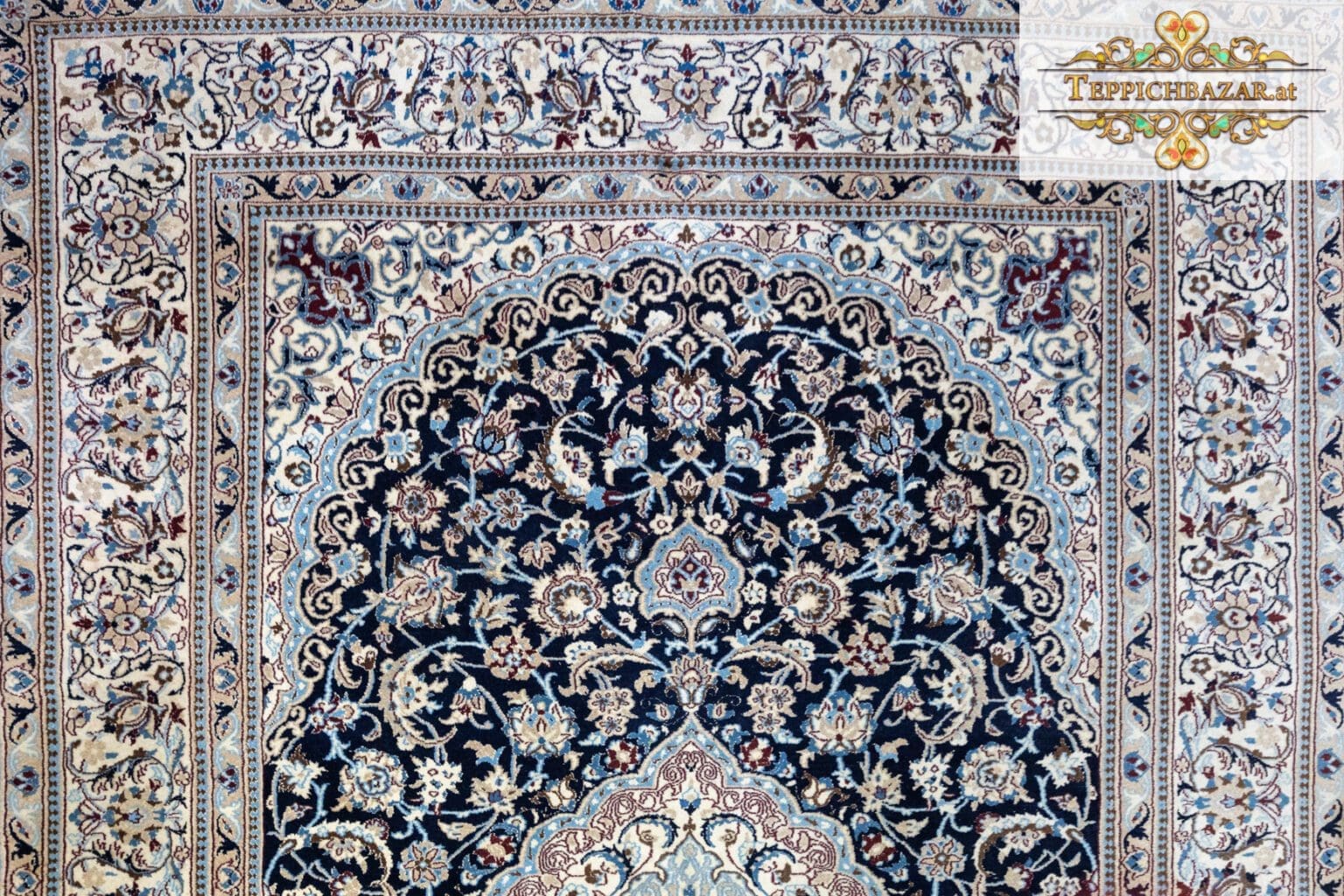 Perserteppich Nain 349 x 246 cm Wolle handgeknüpft