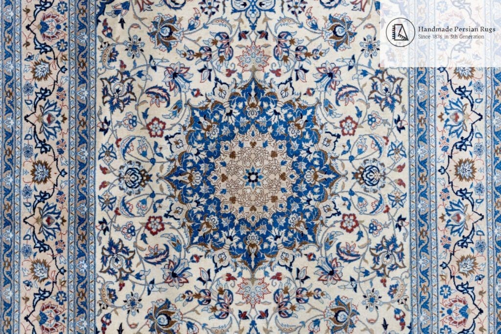 Perserteppich Nain 255 x 155 cm Wolle handgeknüpft (Verkauft)