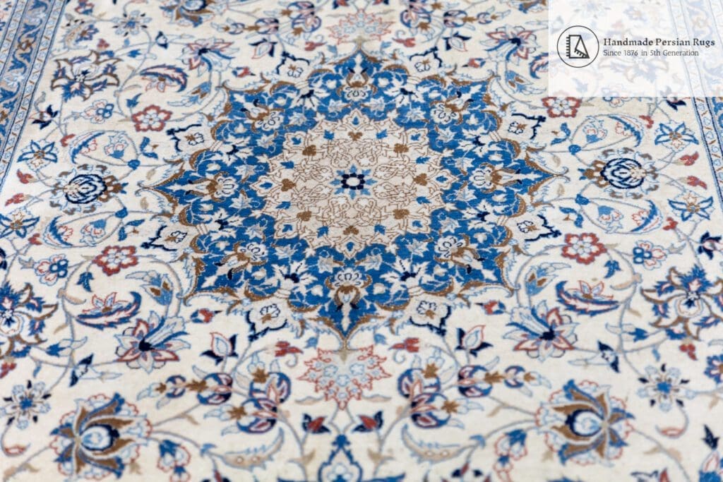 Perserteppich Nain 255 x 155 cm Wolle handgeknüpft (Verkauft)
